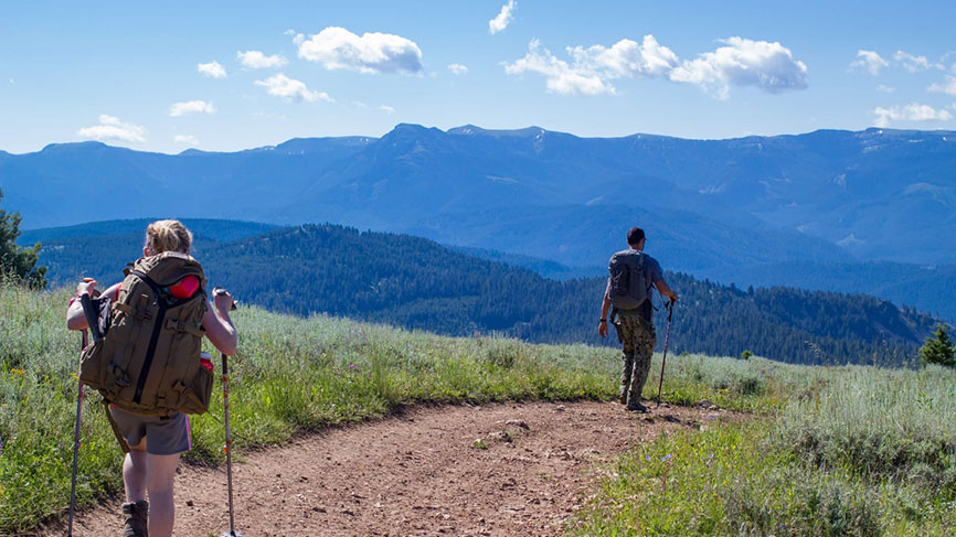 news-power-monthly-giving-2 Hiking on a trail